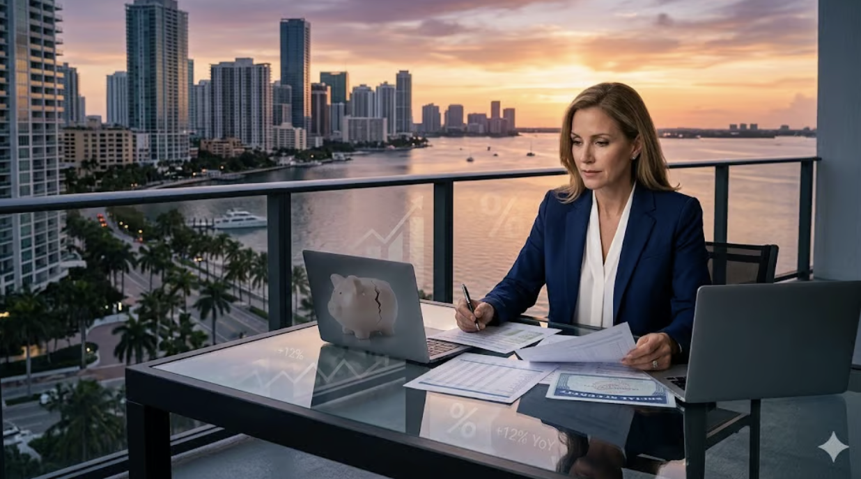 Woman looking over her asset protection plan