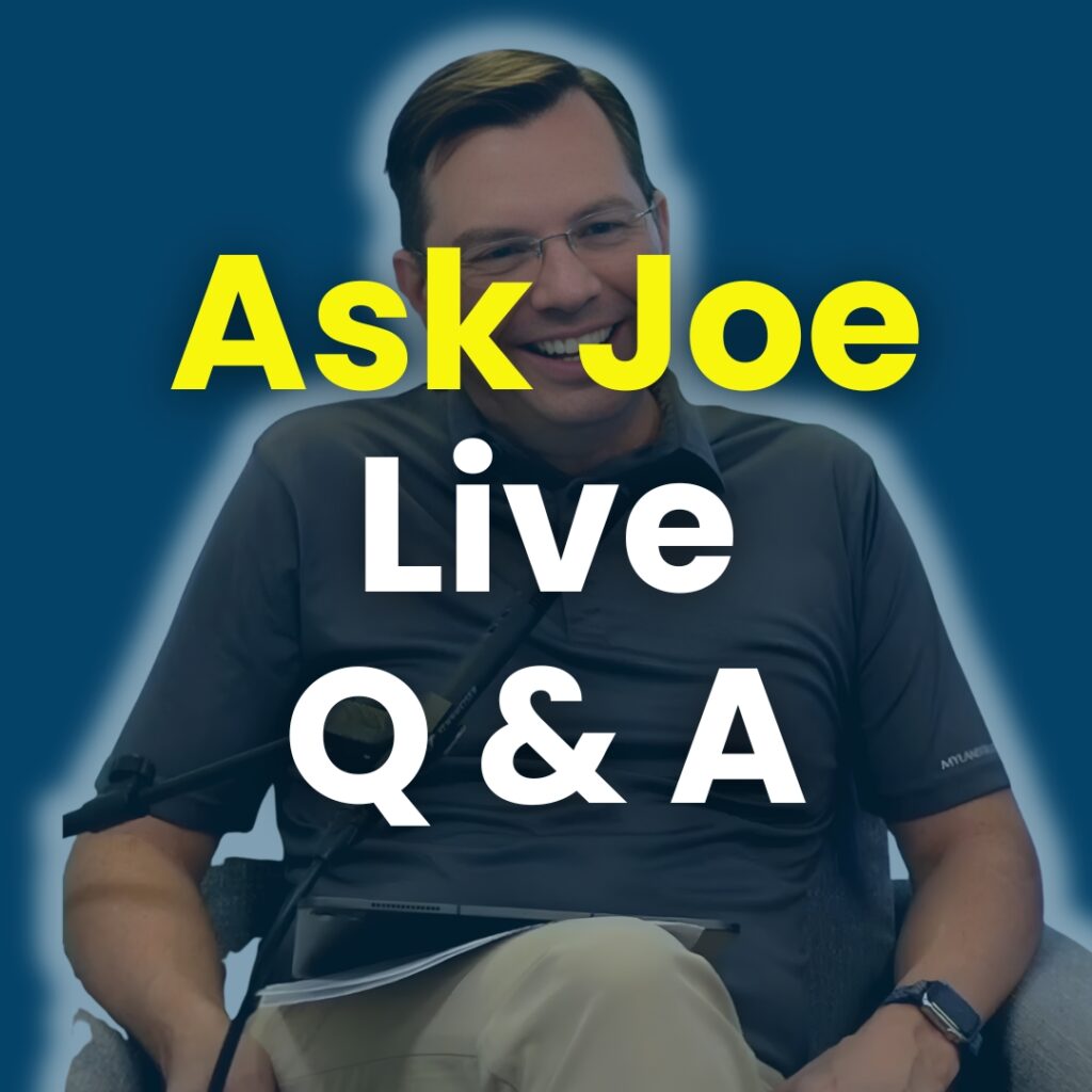 Ask Joe Livestream
