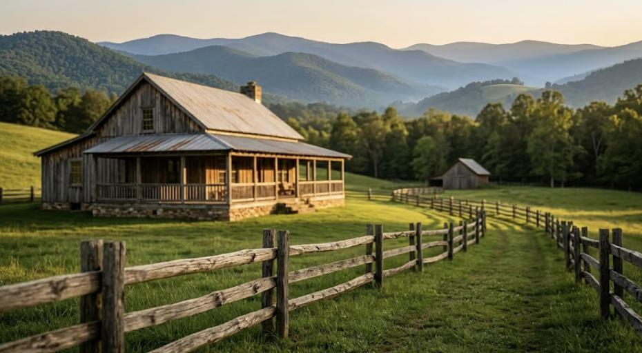 Scenic home in the countryside