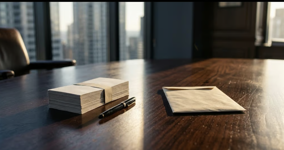 Stack of papers regarding annuities on desk